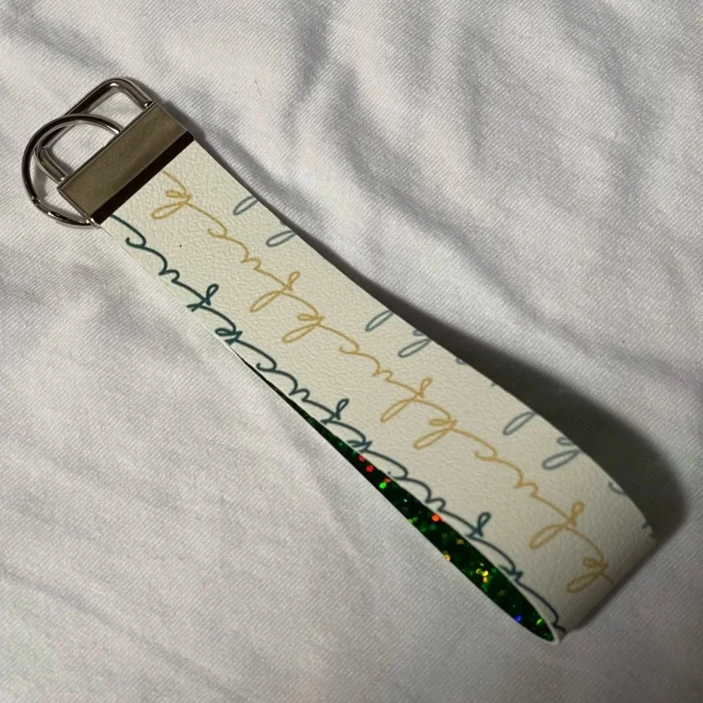 Handmade Wristlet Keychain